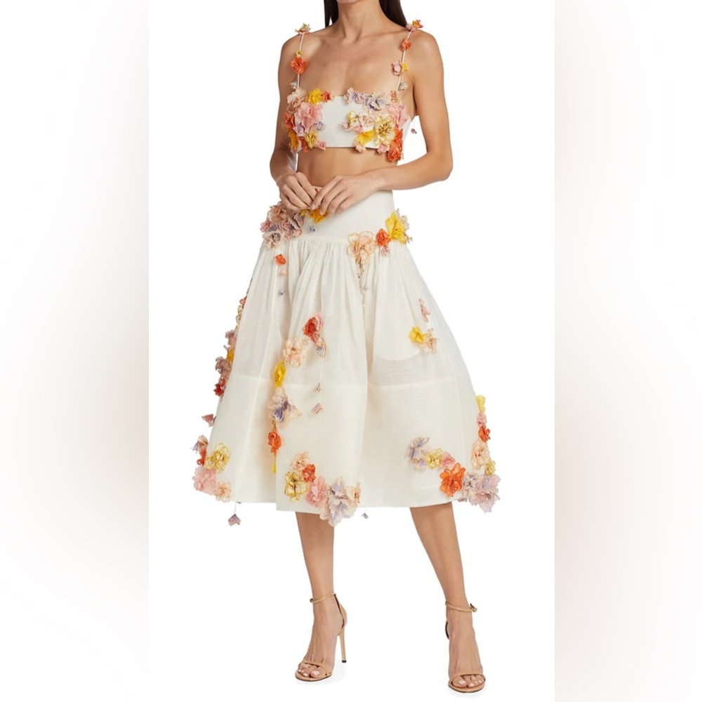 Zimmermann Postcard Floral Skirt and Top